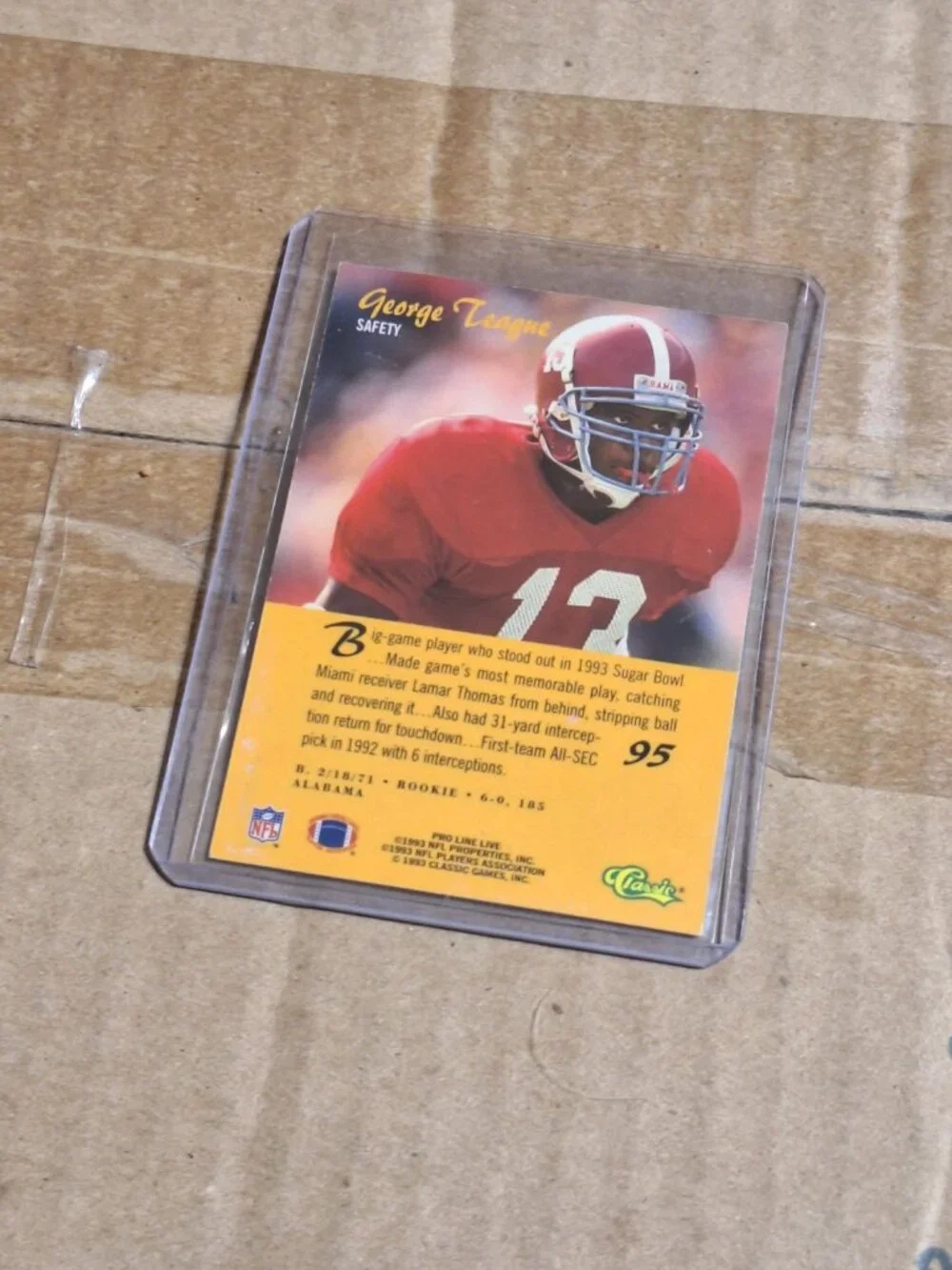george teague 1993 pro line live #95